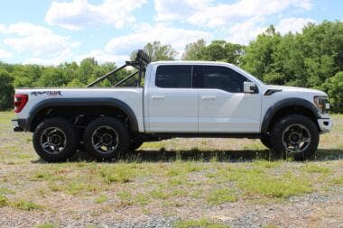 six-wheel Ford f-150 Raptor