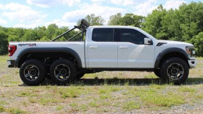 six-wheel Ford f-150 Raptor