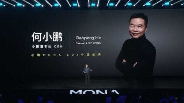 XPeng founder and CEO He Xiaopeng