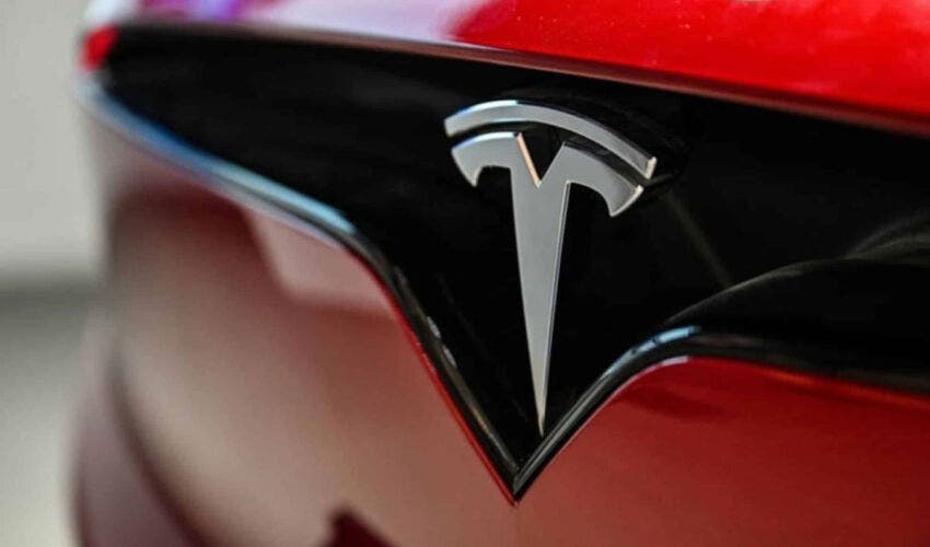 tesla badge