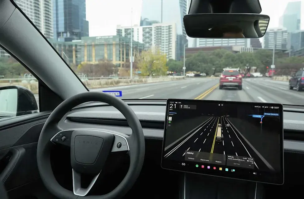 tesla full self driving, austin