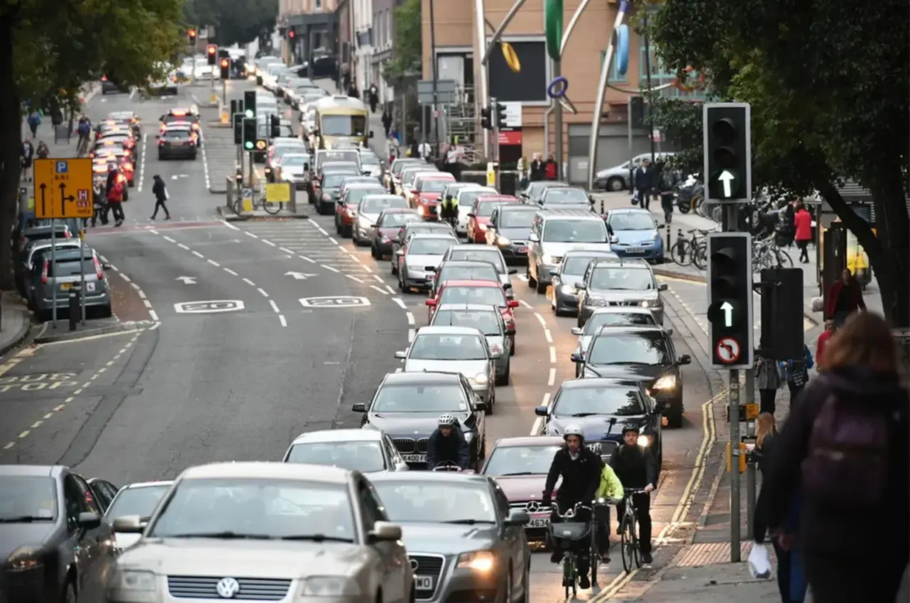 traffic in london