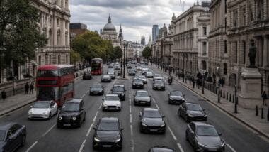 traffic in london