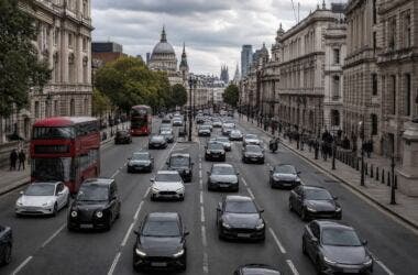 traffic in london