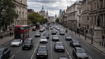 traffic in london