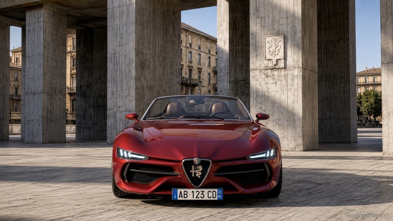 Alfa Romeo Spider render