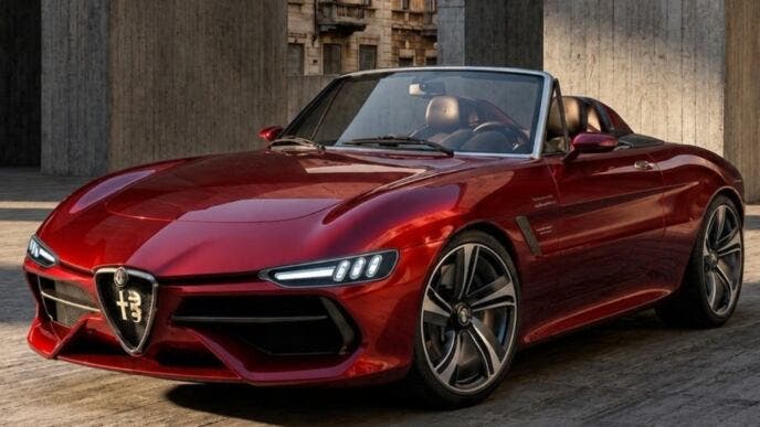 Alfa Romeo Spider render