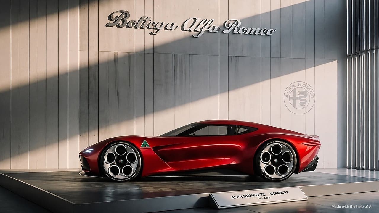Alfa Romeo TZ render
