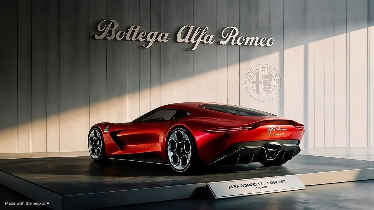 Alfa Romeo TZ render