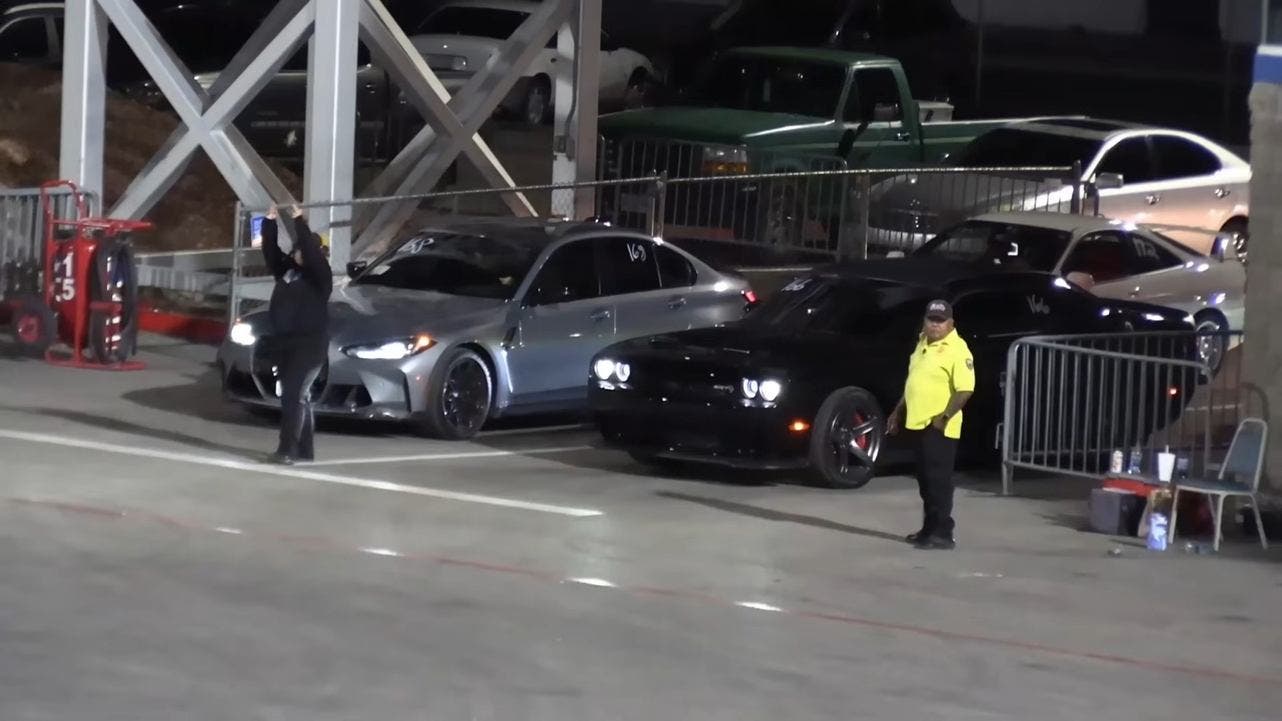 Dodge Challenger Hellcat meets BMW M3