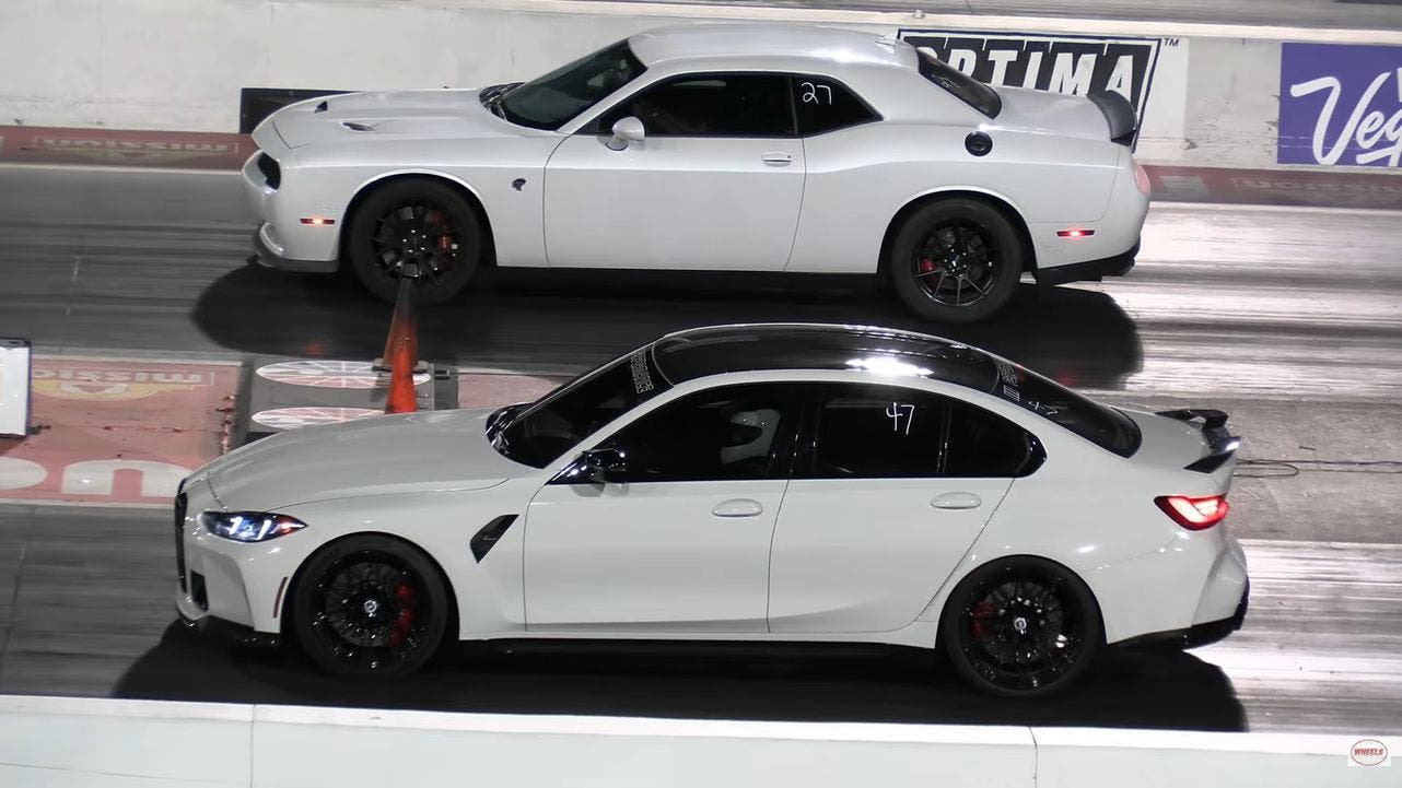 Dodge Challenger Hellcat meets BMW M3