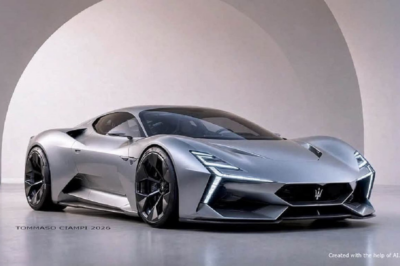 Maserati supercar render