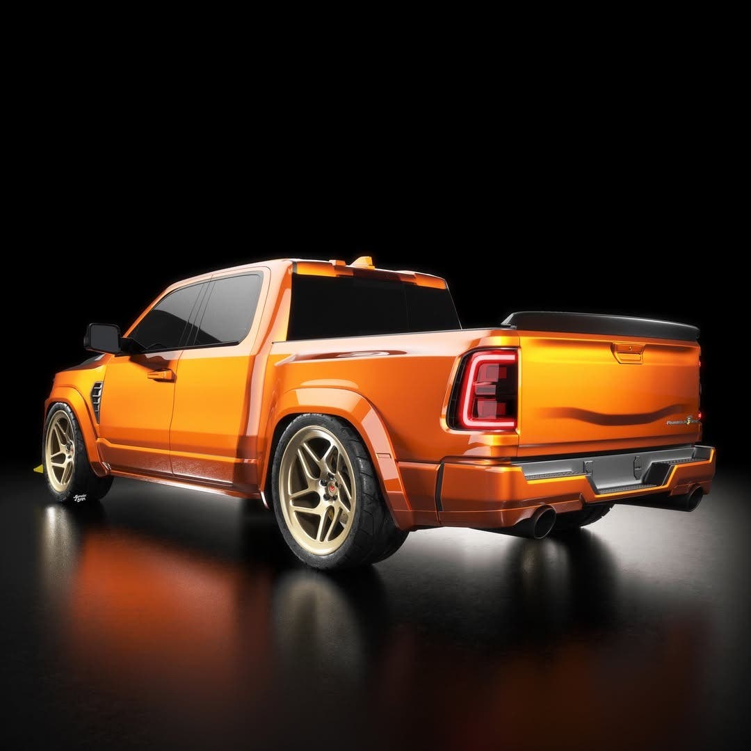 Ram 1500 Rumble Bee SRT render