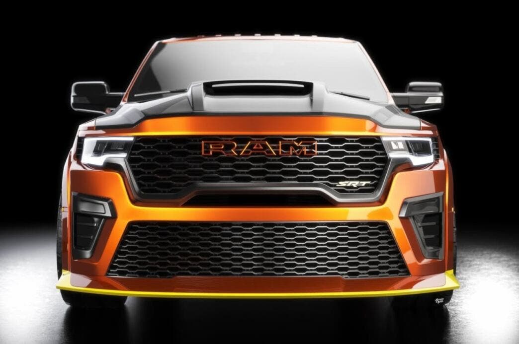 Ram 1500 Rumble Bee SRT render