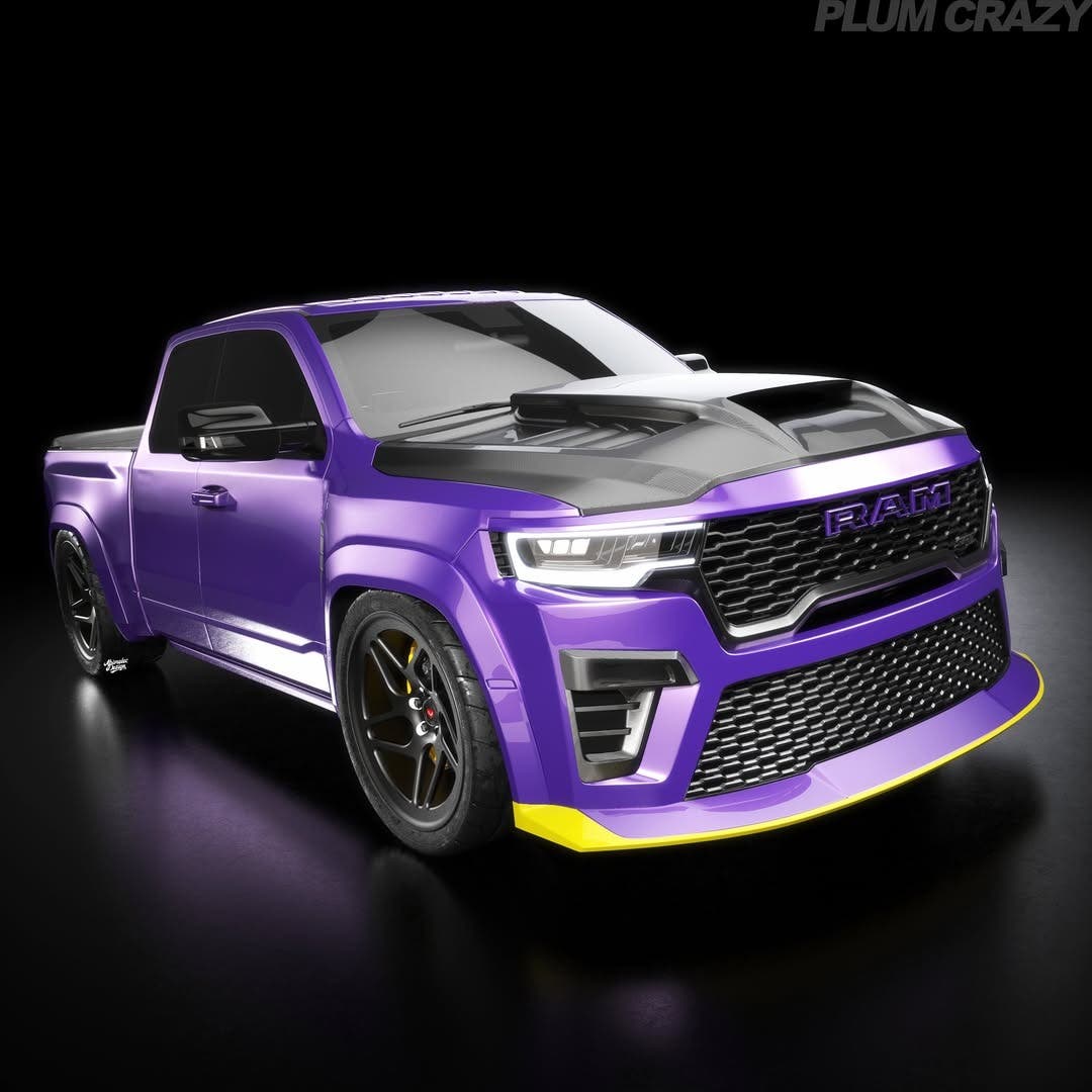 Ram 1500 Rumble Bee SRT render