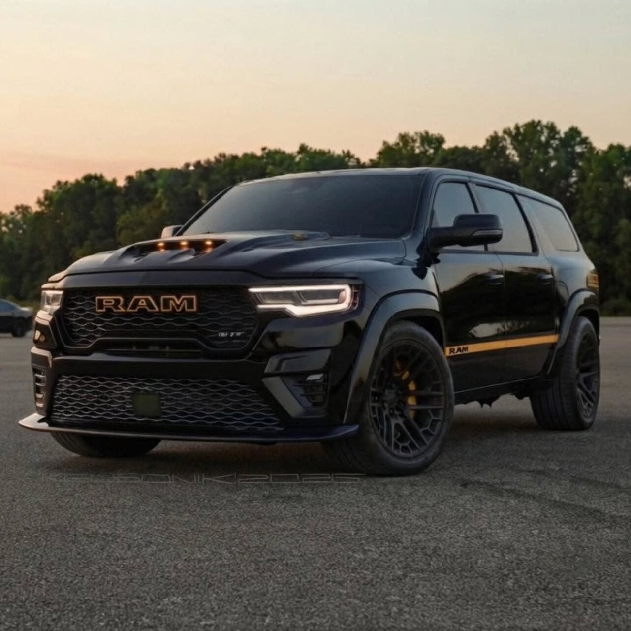 Ram 1500 Rumble Bee SUV render
