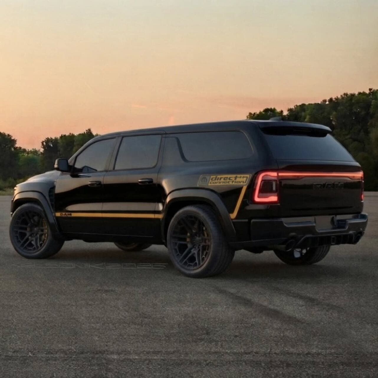 Ram 1500 Rumble Bee SUV render