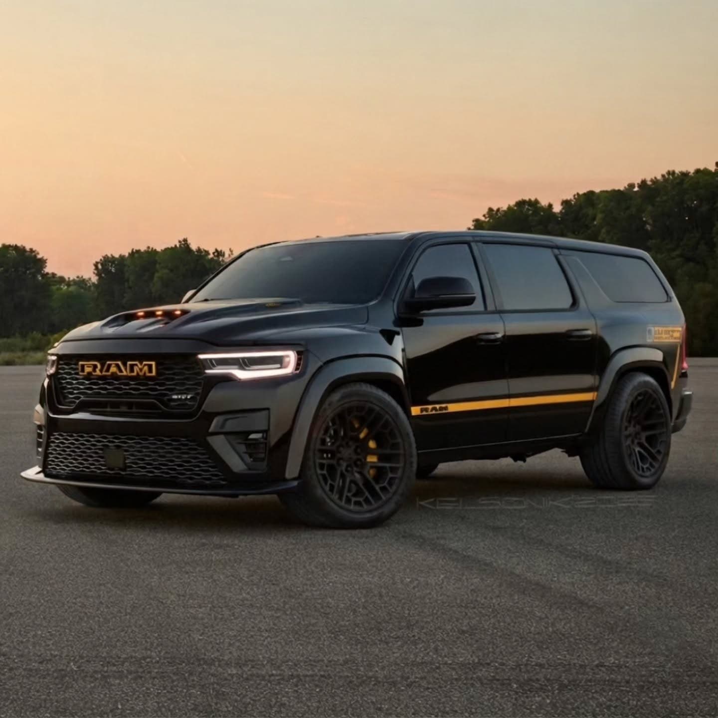 Ram 1500 Rumble Bee SUV render