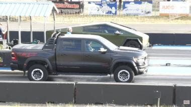 Ram 1500 TRX vs. Tesla cyberbeast