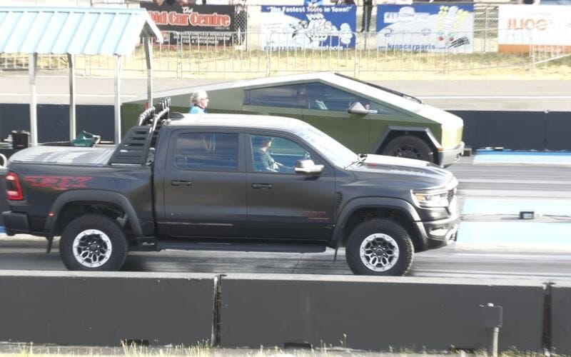 Ram 1500 TRX vs. Tesla cyberbeast