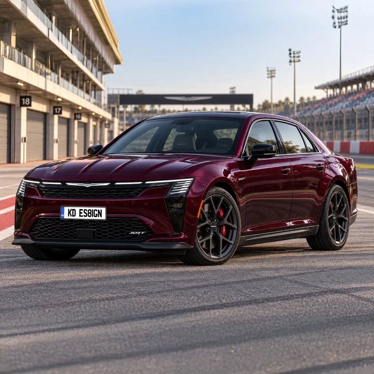 Chrysler 300c rendering