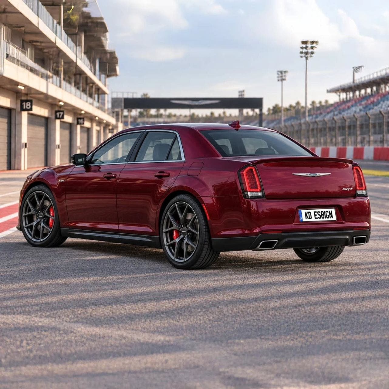 Chrysler 300c rendering