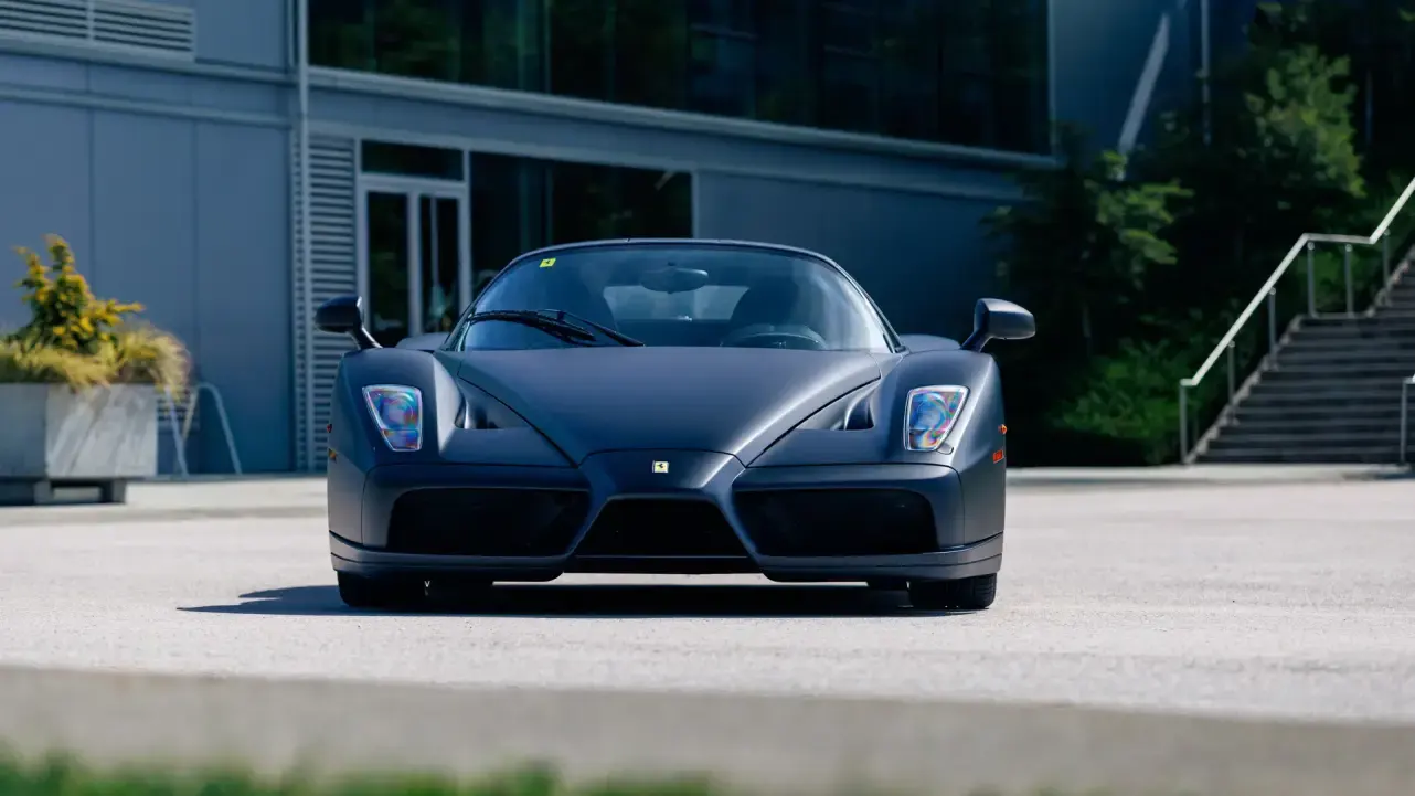 matte black Ferrari Enzo