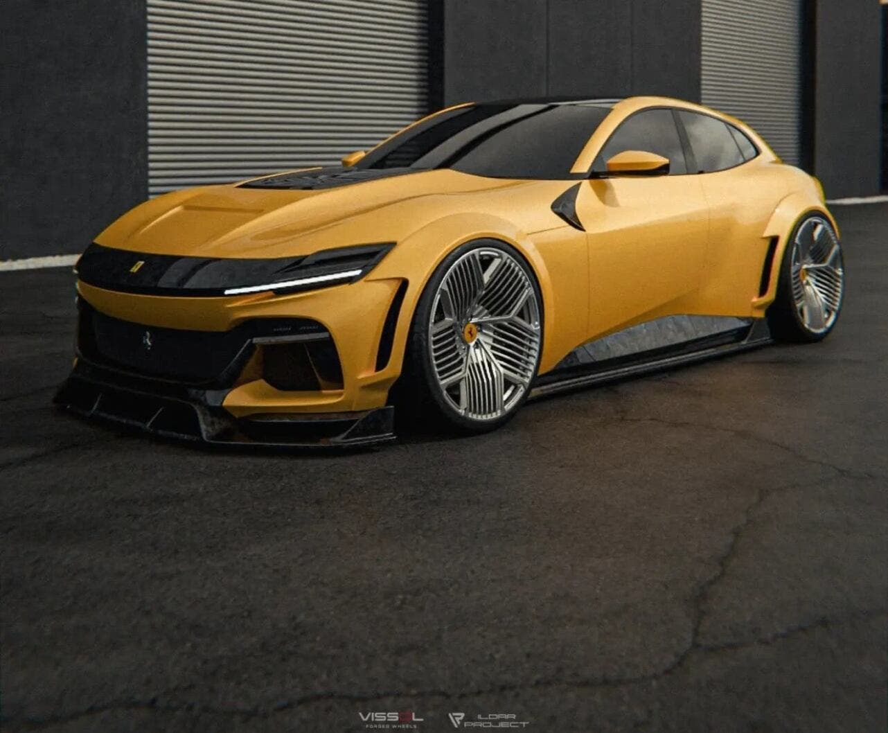 Ferrari Purosangue F80 render