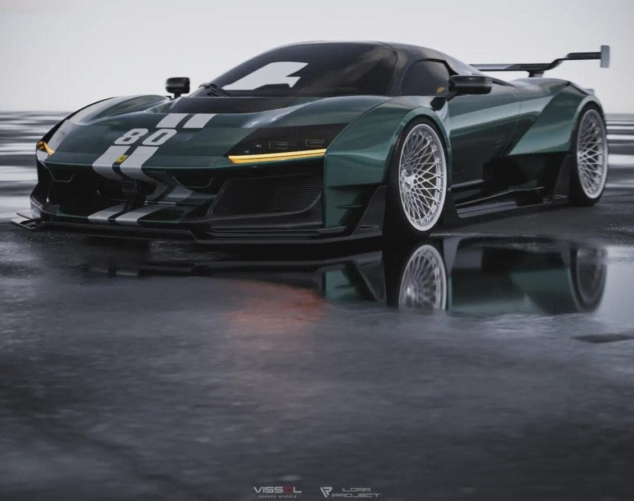 Ferrari Purosangue F80 render
