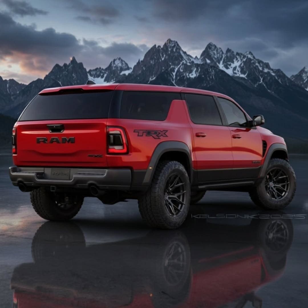 Ram Ramcharger SRT TRX render