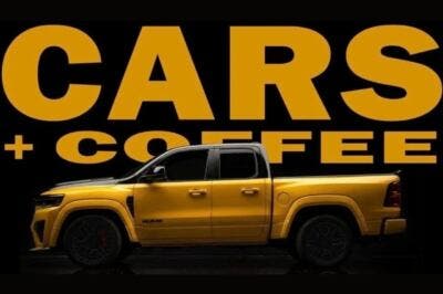 Stellantis Cars and Coffee event