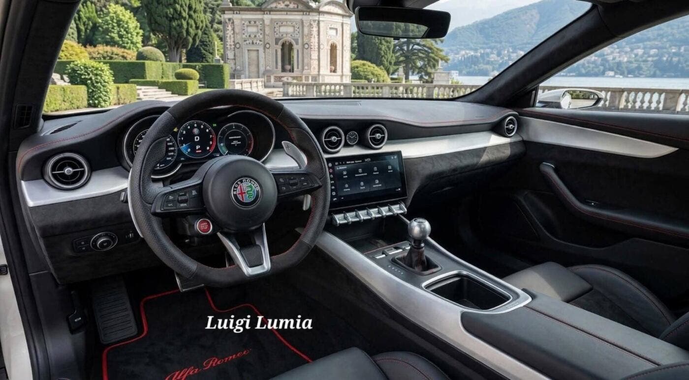 New Alfa Romeo sports car takes shape in a render inspired by Giulietta ...