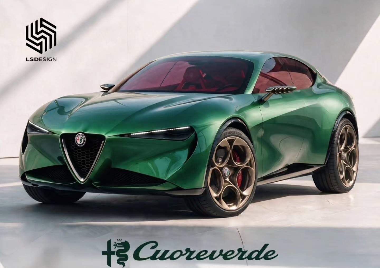 Alfa Romeo Cuoreverde render