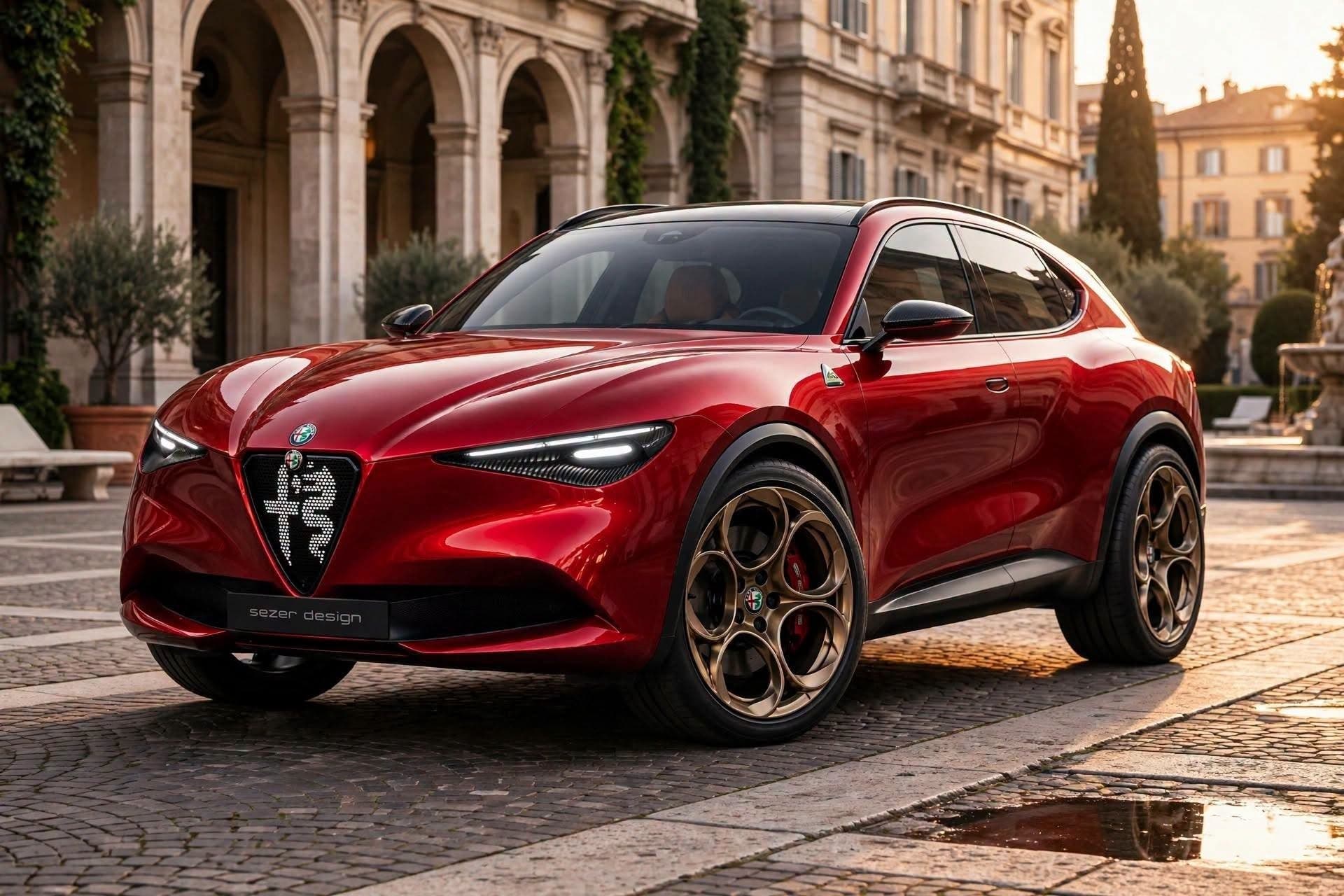 Alfa Romeo Stelvio render