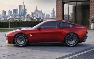 Alfa Romeo Junior Zagato render