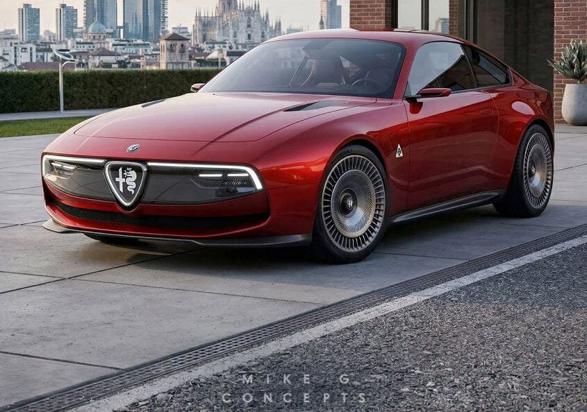 Alfa Romeo Junior Zagato render
