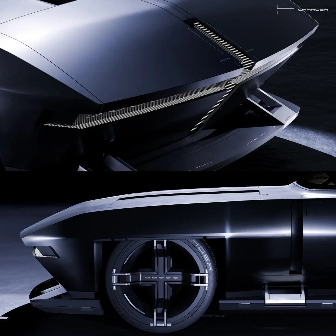 Dodge Charger render