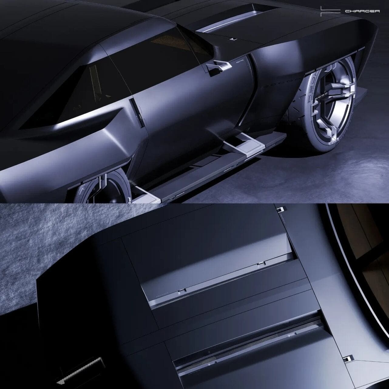 Dodge Charger render
