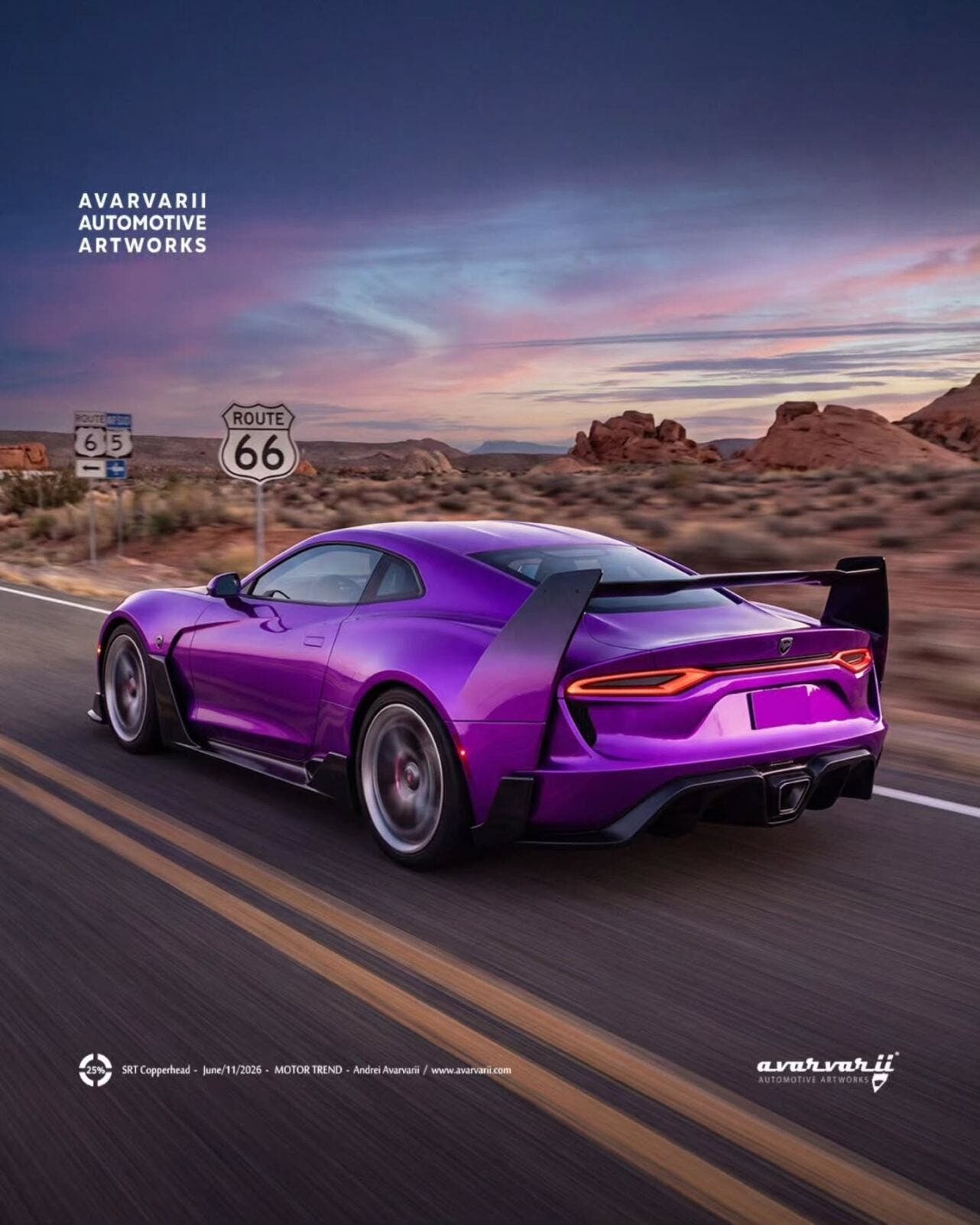 Dodge Copperhead SRT render