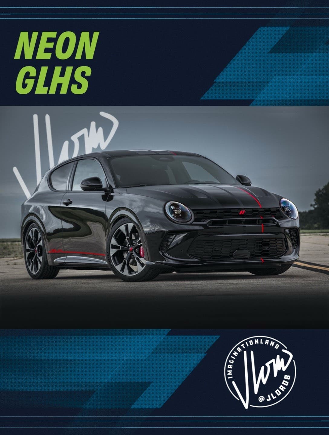 Dodge Neon GLHS render