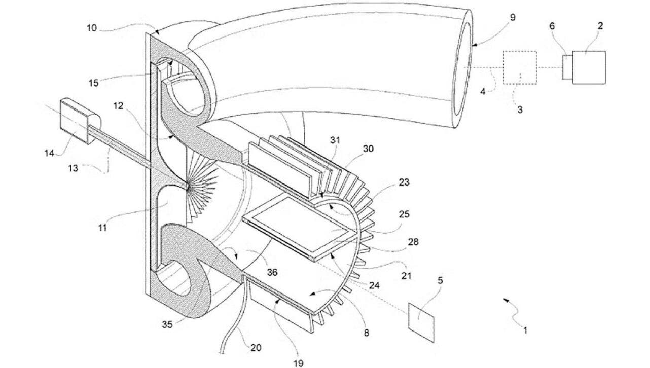 Ferrari turbo patent