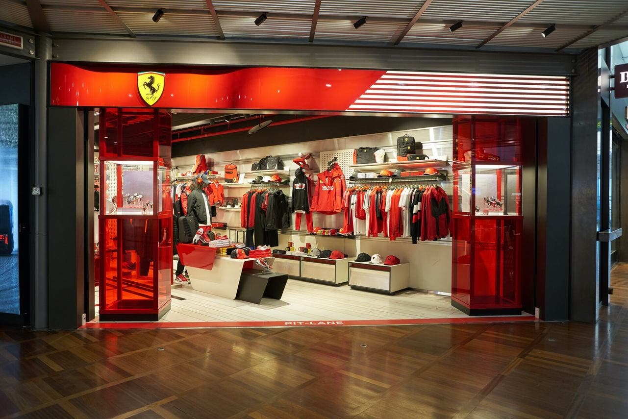 ferrari brand, boutique