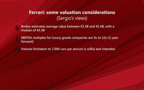 Ferrari Montezemolo Marchionne