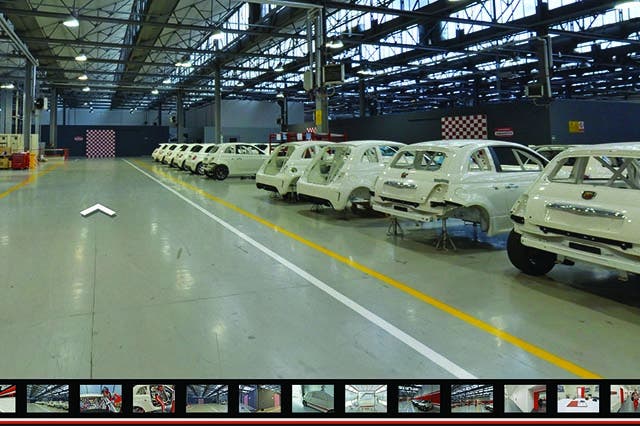 Abarth Google Street View Officine Torino tour virtuale