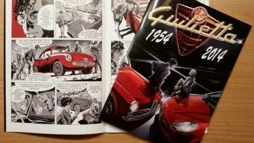 Alfa Romeo Giulietta fumetto 60 anni