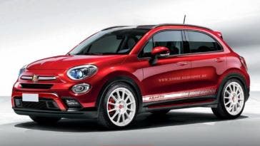 Fiat 500X Abarth rendering