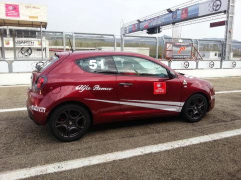 telemetria alfaromeo mito corso di guida sicura