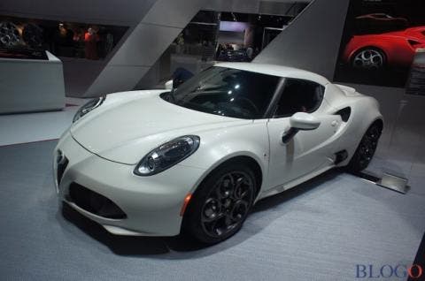 Alfa Romeo 4C Salone di Los Angeles 2014 foto live 1