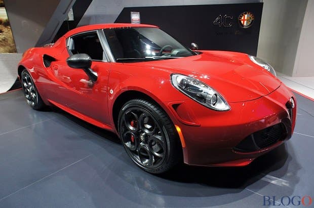 Alfa Romeo 4C Salone di Los Angeles 2014 foto live