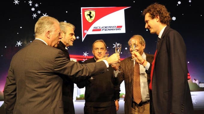 Ferrari Marchionne Arrivabene 2015